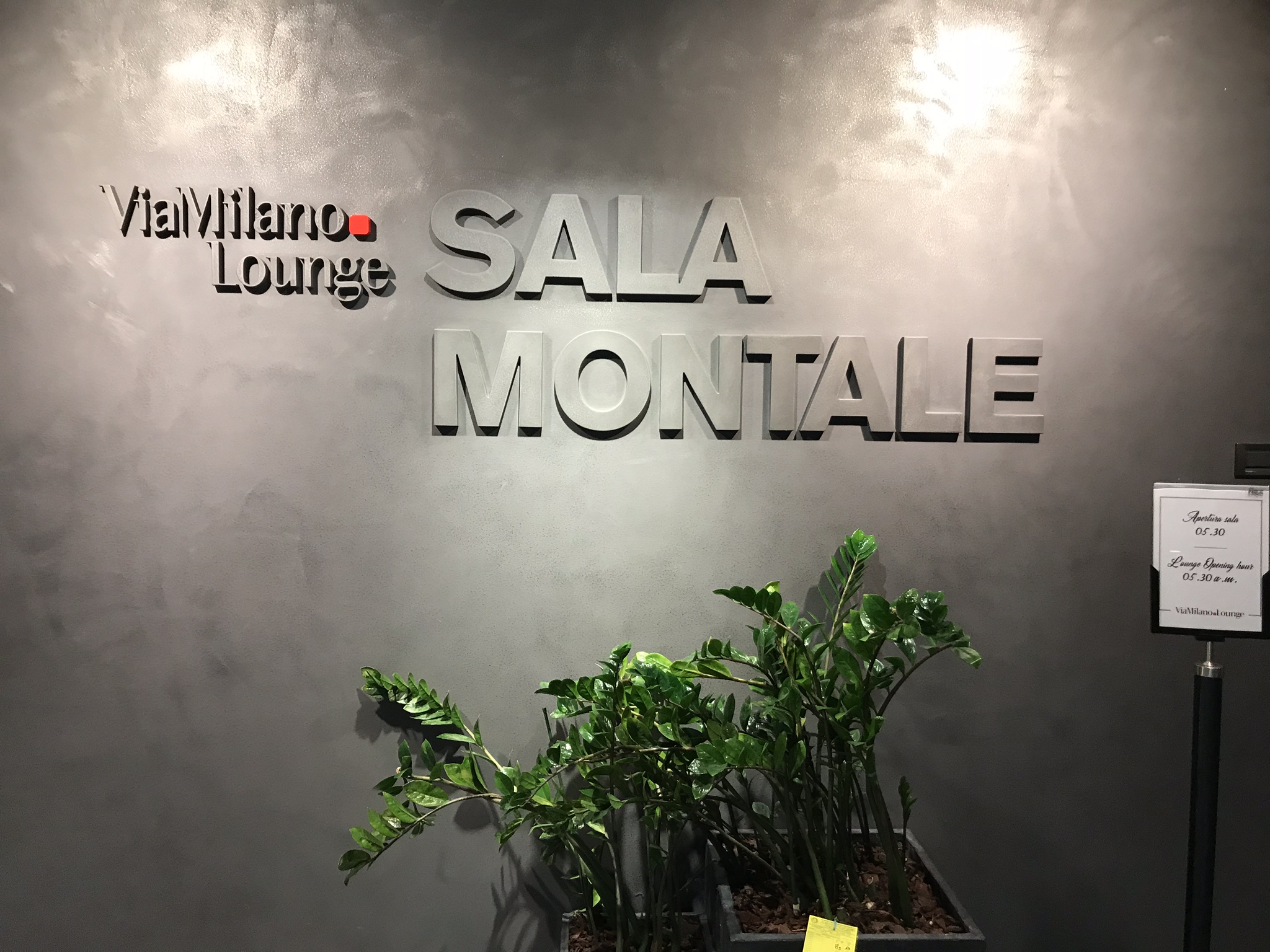 ミラノ・マルペンサ空港のラウンジ「SALA MONTALE」は少し期待はずれかな、そして免税手続きが簡単になっていた