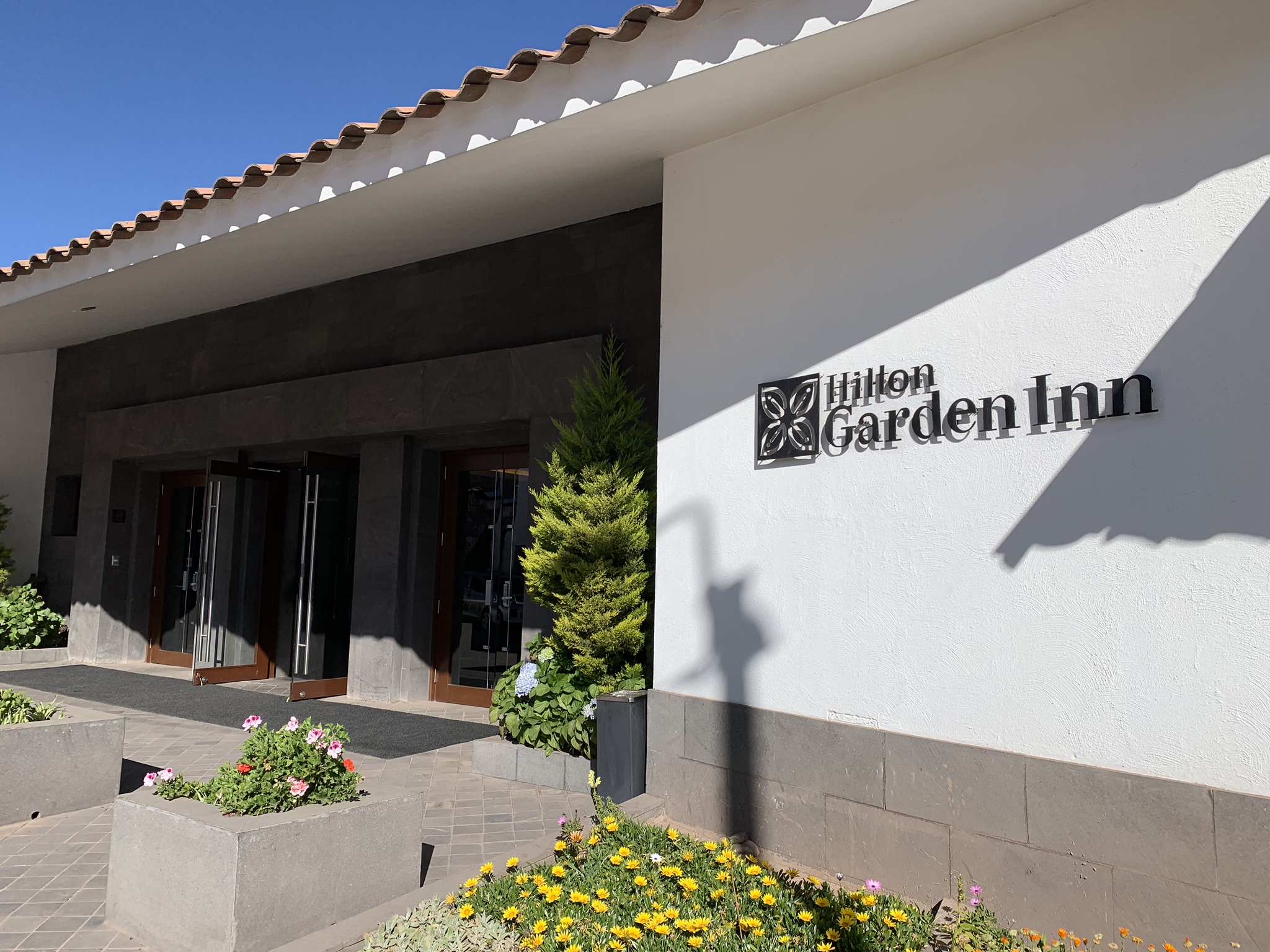 クスコの「Hilton Garden Inn」はきれいで部屋代も手ごろでおすすめ、高山病、部屋で酸素は約5分間吸えます