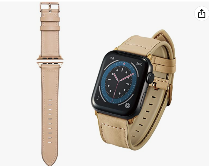 Apple Watchのバンド交換に挑戦。あら、簡単に装着できるのね。エレコム製の900円のバンドでした