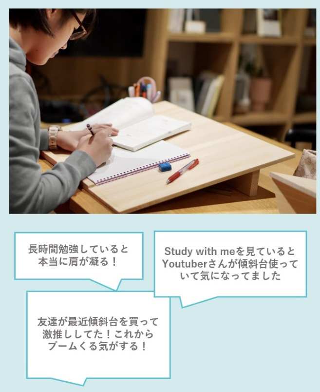 コクヨさん、あなたは偉い！折り畳めて、広めの傾斜台（角度12度）を発売、勉強用に開発したとは、やっぱり文具のキングだよ