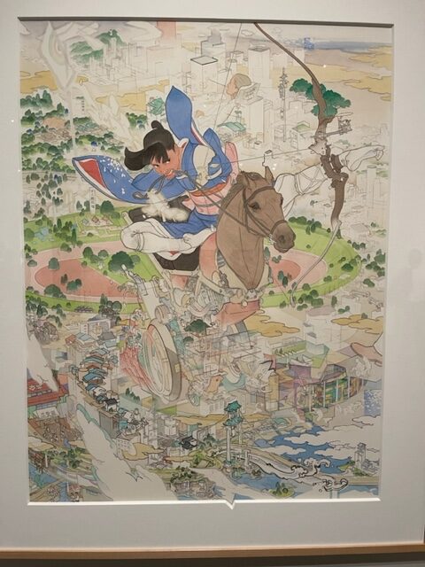 「アーティゾン美術館」のサンサシオン展での山口晃、すごものを観たよ